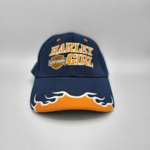 Harley Davidson Girl Baseball Ball Cap Adjustable Strap Back Womens Ladies